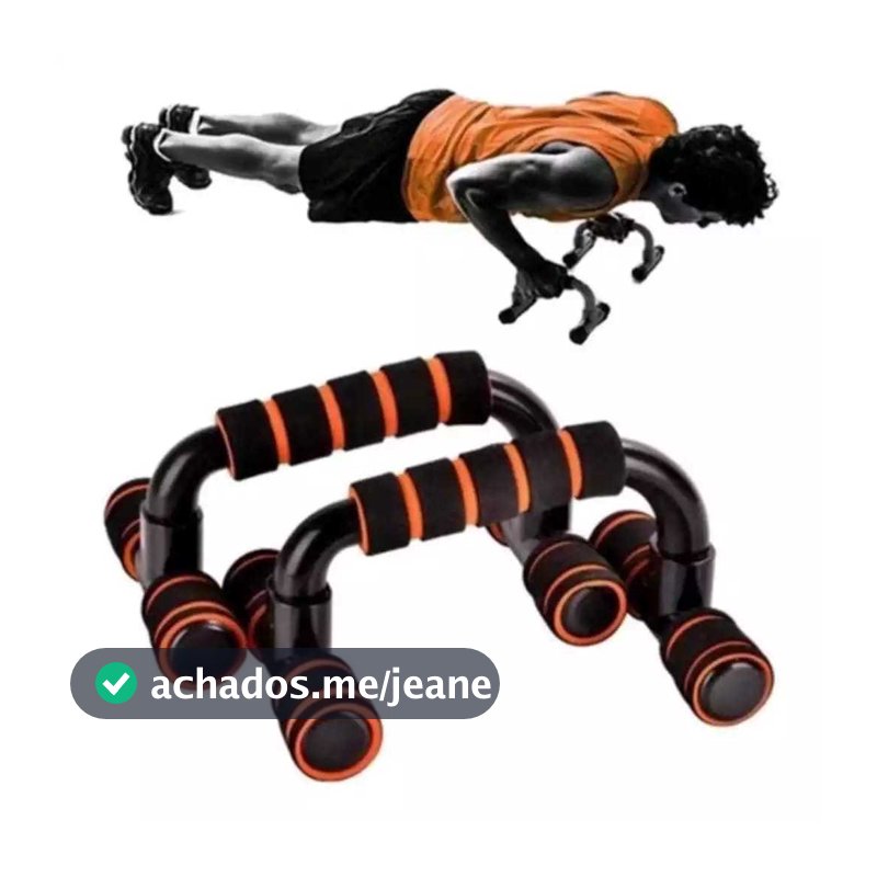 Par De Barra Paralelas Suporte Flexão De Chão Para Treino Funcional - Envio Já!