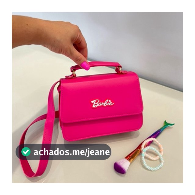 Bolsa Infantil Barbie Presente Menina Dia das Crianças