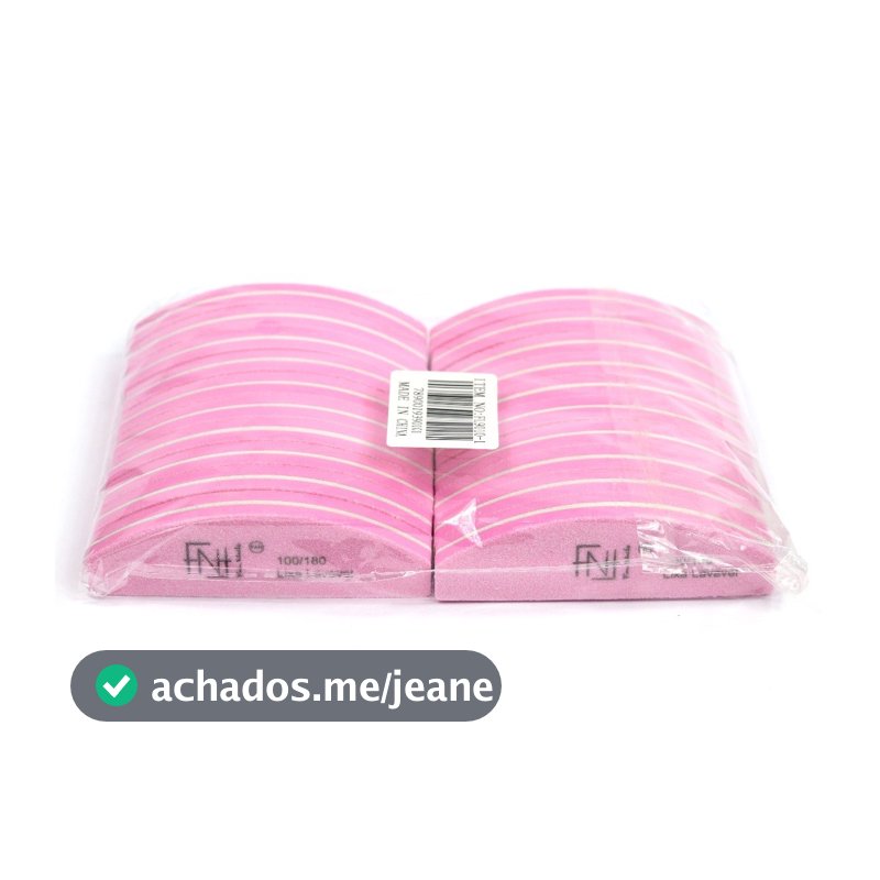 Kit 20 Mini Lixa Buff Boomerang Polidora 100/180