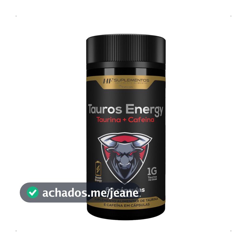 TAUROS ENERGY 1700MG 60CAPS HF SUPLEMENTS