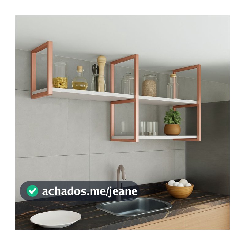 Nicho Prateleira Industrial Cozinha Sala Teto E Parede Promoção