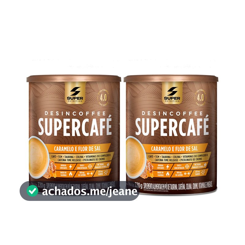 Kit 02 Desincoffee Supercafé Caramelo Flor Sal