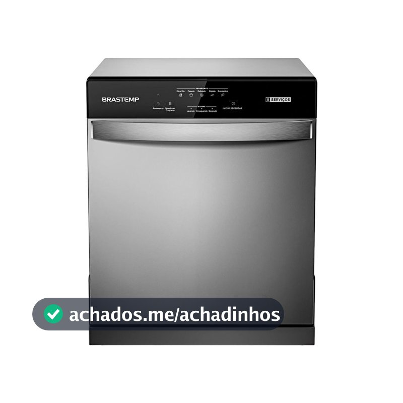 Lava Louças 8 Serviços Brastemp Cinza - BLF08BS