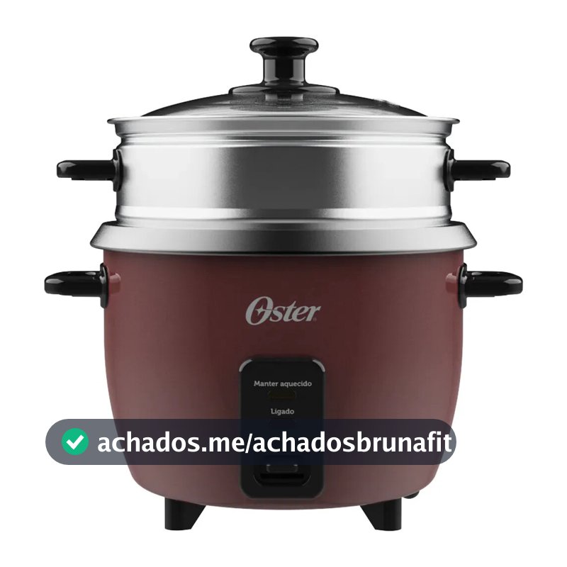 Panela Elétrica de Arroz 1L Oster Bordô