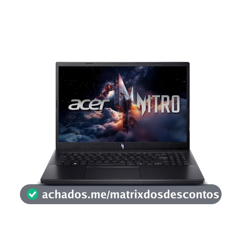 Notebook Gamer Acer Nitro V15 ANV15-52-52VN Intel® Core™ i5-13420H 13ªG 512 GB SSD 16 GB RAM RTX 4060 15.6”