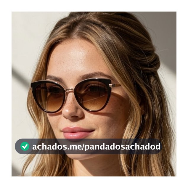 Óculos de Sol London Marrom e Dourado Gatinho Premium Vintage Clássico Retrô uv400 Feminino