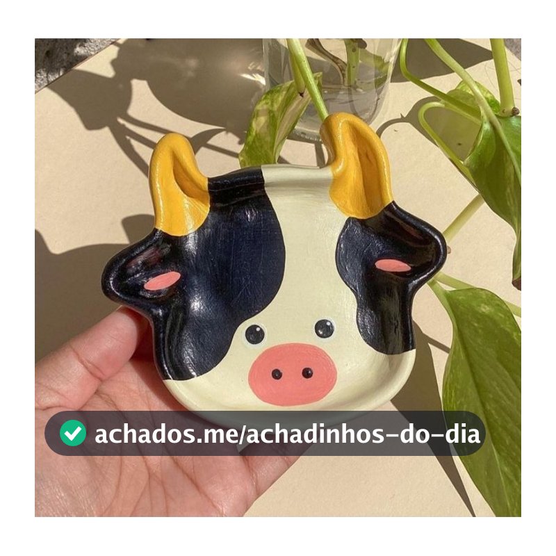 Porta acessórios/ organizador de vaquinha feito a mão