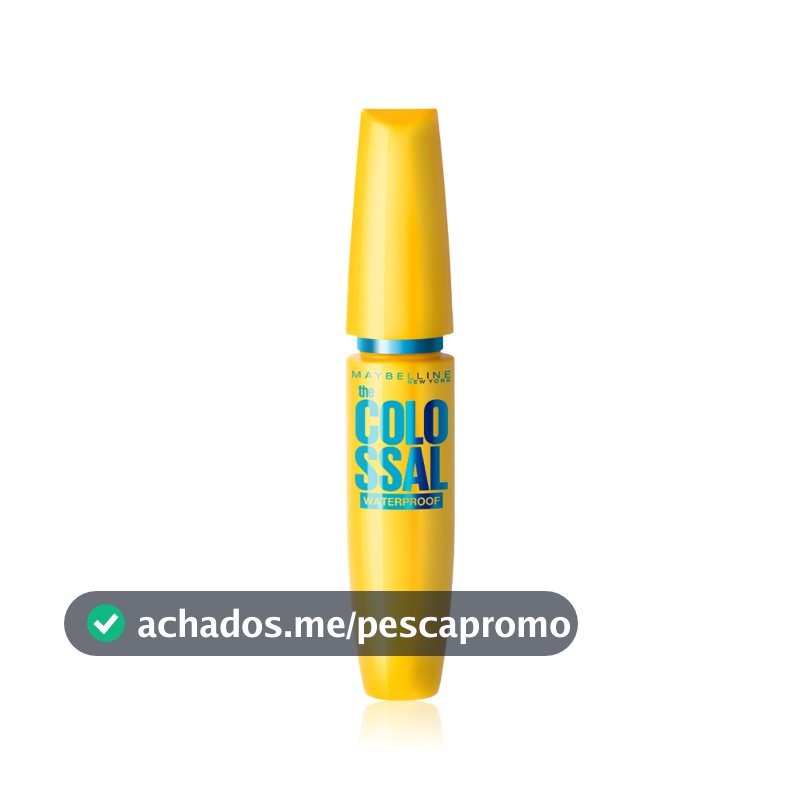 Máscara de Cílios À Prova d'Água Longa Duração 9x Mais Volume Cor Preto, The Colossal Volum' Express Maybelline NY, 8ml