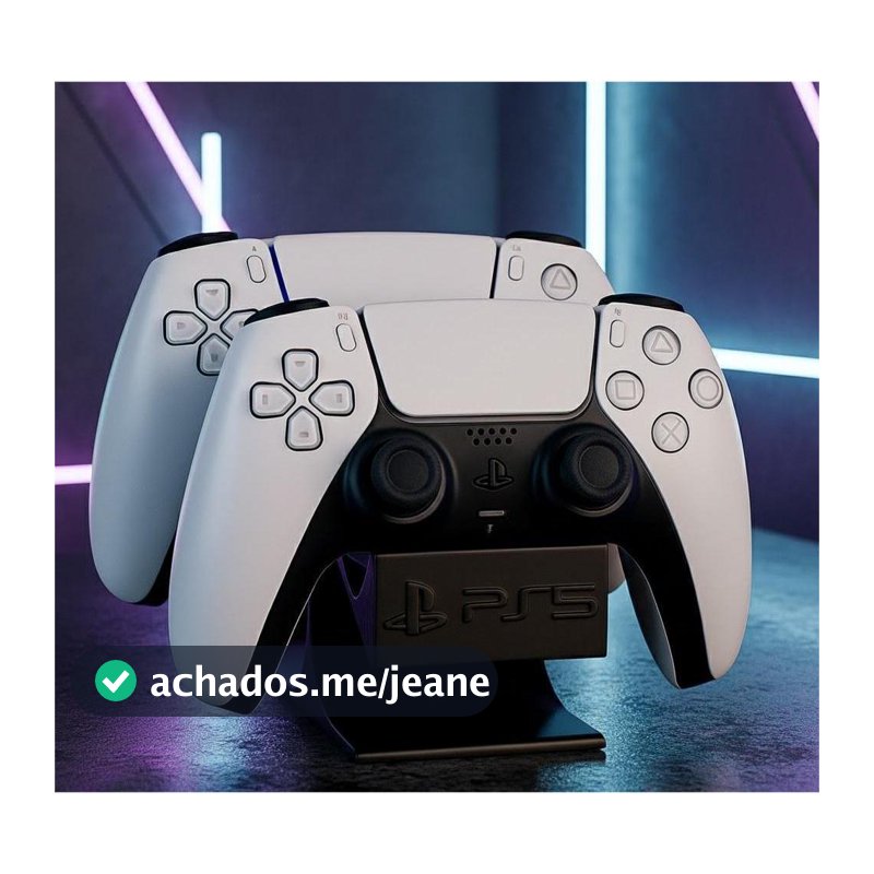 Suporte para 2 Controles PS5 DualSense – Base Gamer Dupla