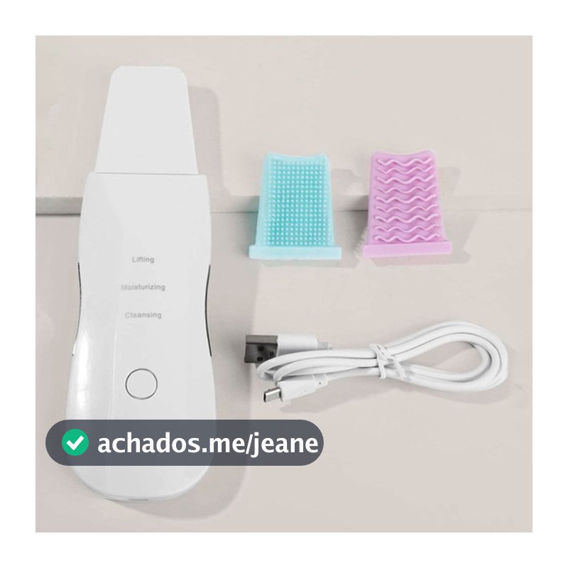 Aparelho Peeling Ultrassônico | Limpeza Facial Profunda + Remoção de Cravos