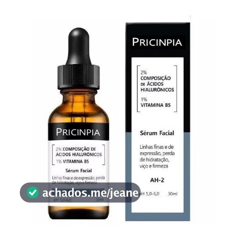 AH-2  Sérum com 2% de complexo com 4 tipos de Ácidos Hialurônicos e 1% de vit. B5 35