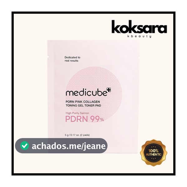 Medicube PDRN Pink Collagen Toning Gel Toner Pads 5g 2 pads