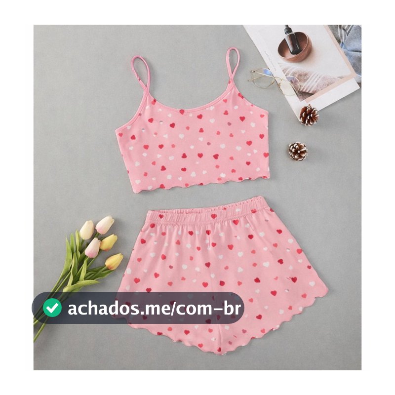 Conjunto Baby Doll com Short - Alcinha Confortável | Estilo Blogueirinha