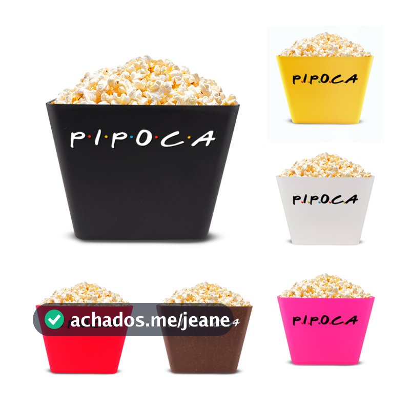Balde ECO de Pipoca P.I.P.O.C.A 5L