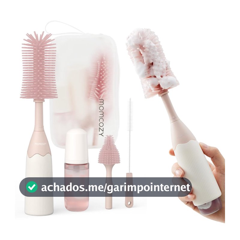 Conjunto De Escova Para Mamadeira Momcozy Sem BPA