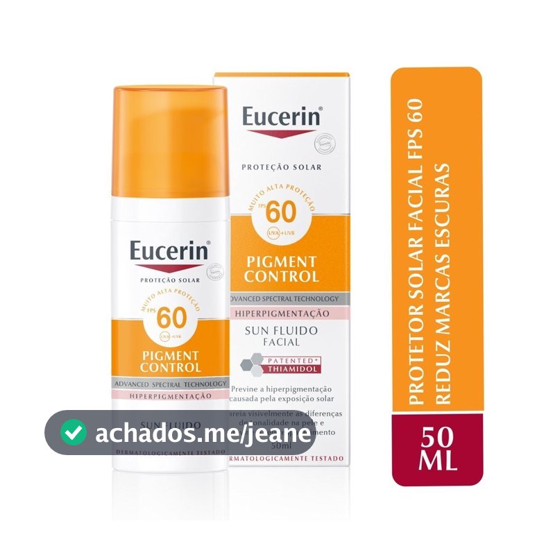 Protetor Solar Facial Eucerin Antimanchas Fps60 50ml