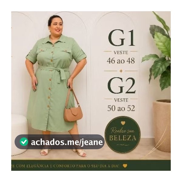 VESTIDO CHEMISE MIDI PLUS SIZE SENSORIAL