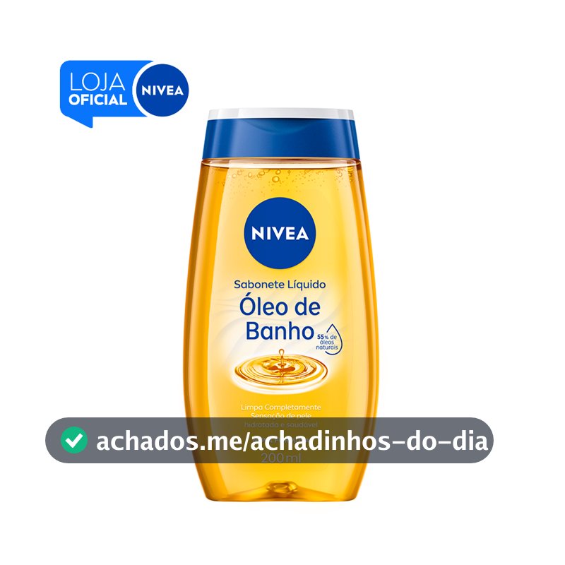 NIVEA Sabonete Líquido Óleo de Banho - 200 ml