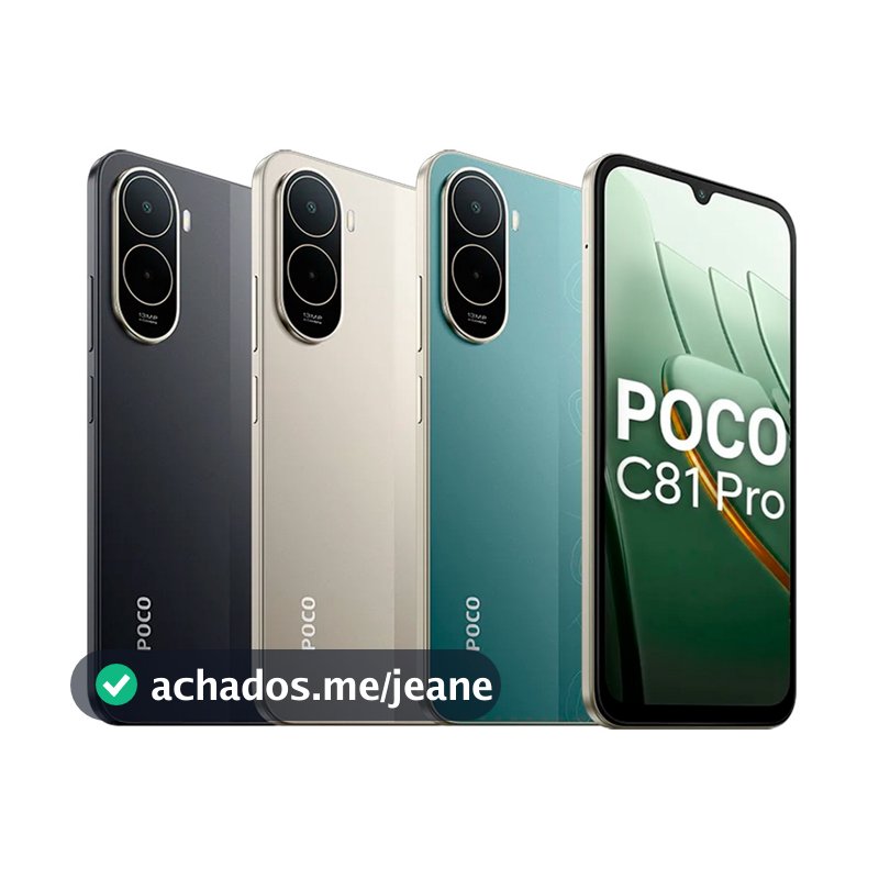 Smartphone Xiaomi Poco C81 Pro 256GB / 128GB / 64GB Versão Global Original Envio Imediato