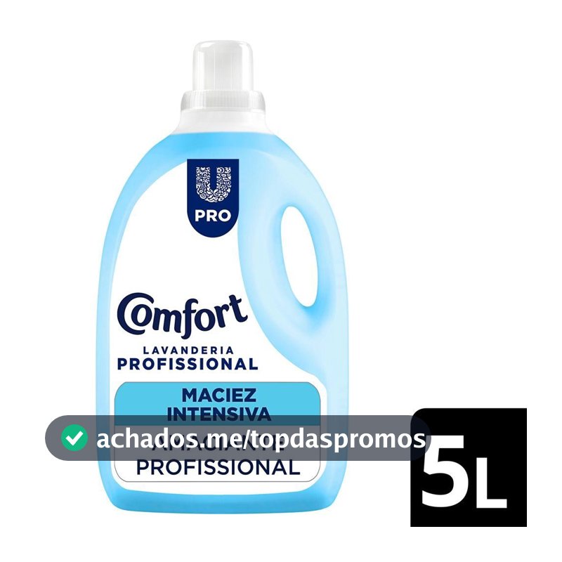 Amaciante Comfort Lavanderia Profissional Maciez Intensiva 5L
