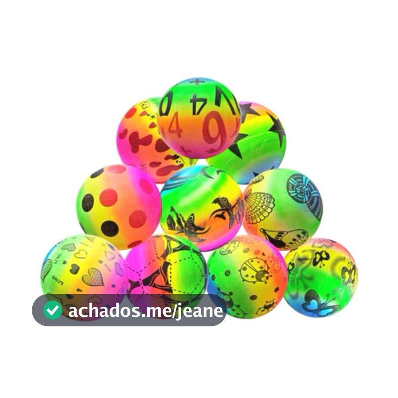 colorida Bola de Praia Vinil Inflável Infantil Colorida/Modelo Sortido