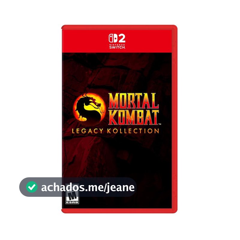 Mortal Kombat Legacy Kollection Switch 2 Midia Fisica