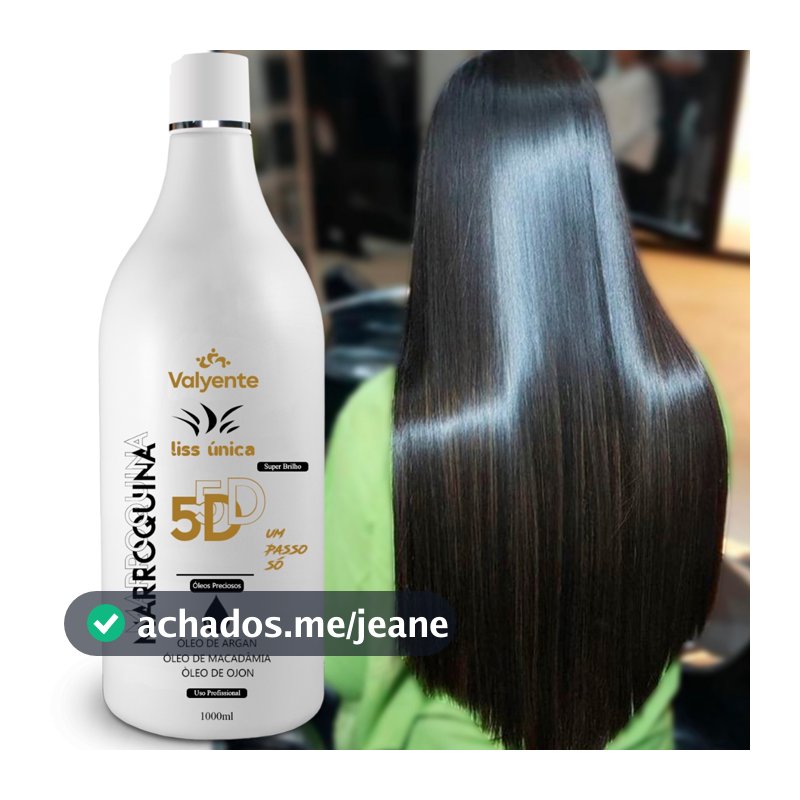 Progressiva Marroquina Com Óleos Especiais -   Óleo De Argan,  Óleo De Macadâmia,  Òleo De Ojon