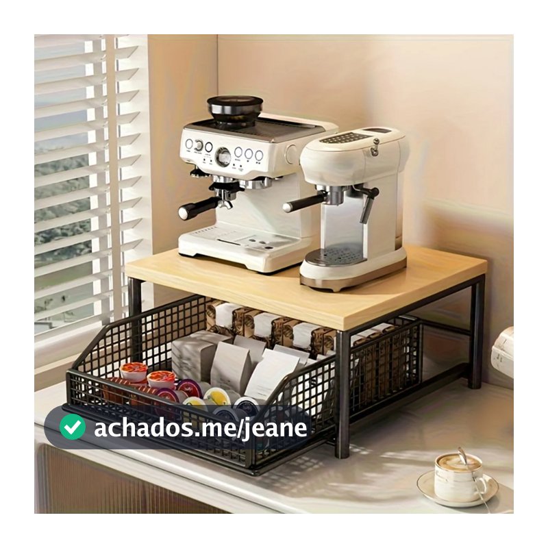 Suporte Organizador Multiuso Para Cafeteira Micro-ondase Impressora Gaveta Industrial