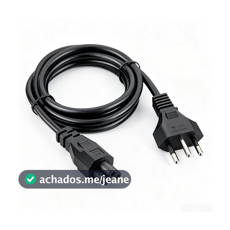 Cabo De Força Tripolar Para Notebook Conector Trevo C5 Mickey 1,4 Metros Tv Fonte Diversos Aparelhos