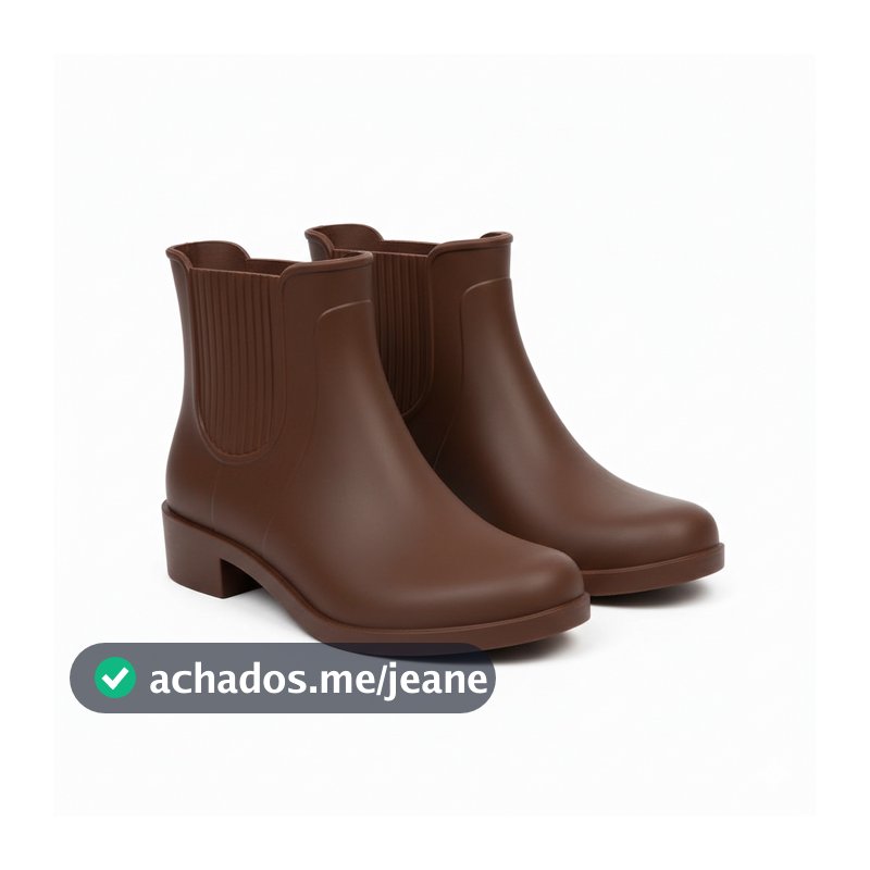 BOTA EMBORRACHADA ANTIDERRAPANTE PARA TRABALHO