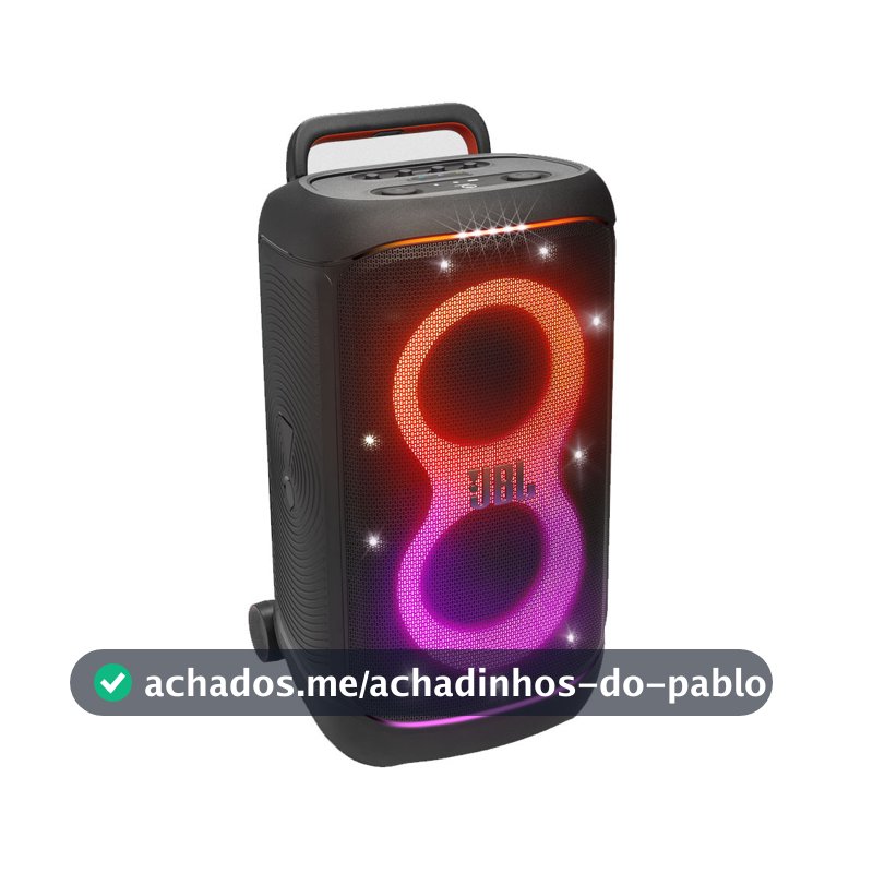 Caixa de Som  PartyBox 520 400W Bluetooth Bateria 15h Luzes JBL
