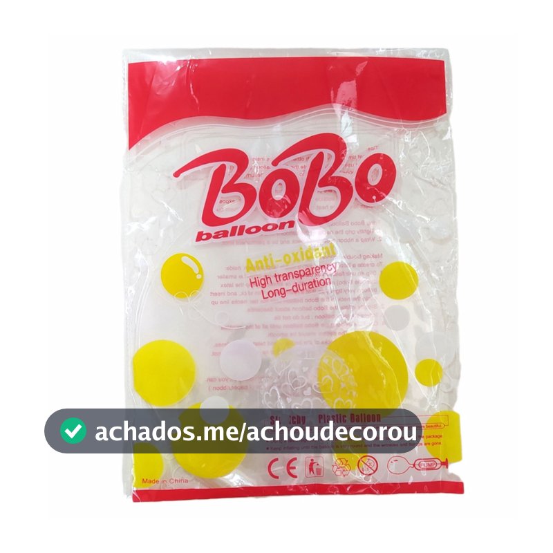 Balão Bubble Transparente 5" 10" 18" 20" 24" 36" 40" 50" Polegadas Festa Decoração