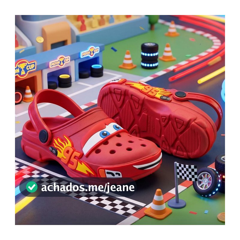 Babuche Carros Menino Infantil Divertido e com Solado Antiderrapante Kidstep