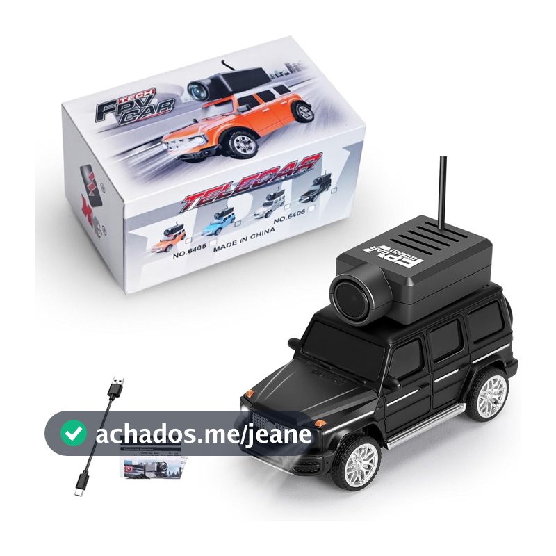 Mini Carro RC , De Drift FPV Em Escala 1 : 64 Com Câmera HD 720P , Controle De Aplicativo WiFi De 2.4 Ghz Brinquedos De