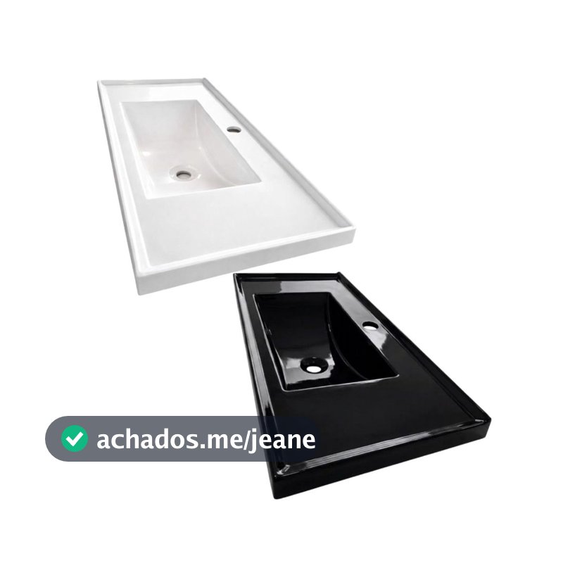 Pia Cuba Luxo Para Banheiro Lavabo Moderno Resistente Tamanho Universal 59,5x31cm