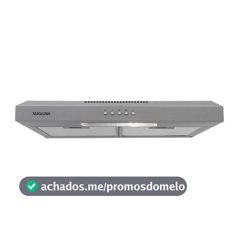 Depurador Slim Suggar 60cm 3 Velocidades Prata DPS161PR/DPS162PR