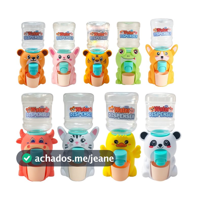 Brinquedo Mini Bebedouro Dispenser Infantil Para Água Com Copo Infantil Kids menina menina Safari