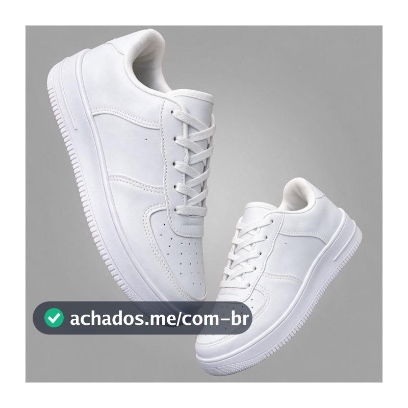 Tênis casual confortável feminino masculino dia a dia