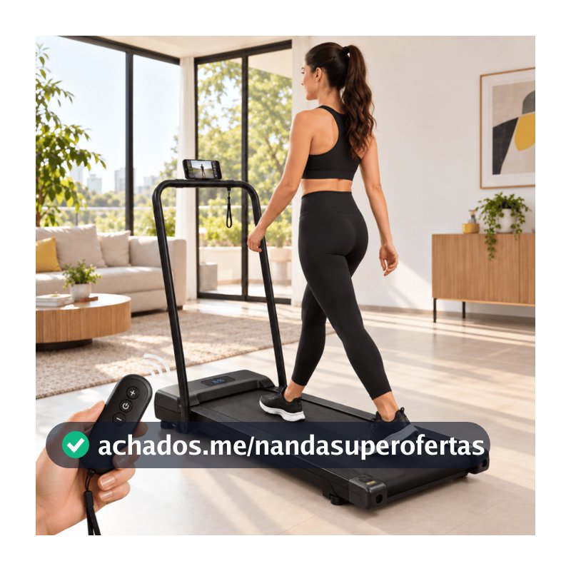 Esteira Elétrica Ergométrica Dobrável 7km Até 120kg Com Controle Remoto Residencial MAAT BRAND