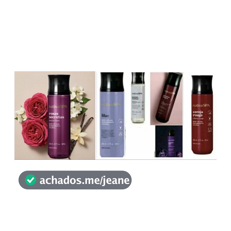 Spa o boticario colonia splash  CEREJA UVA SAMBAC AMEIXA ORQUIDEA LILAC