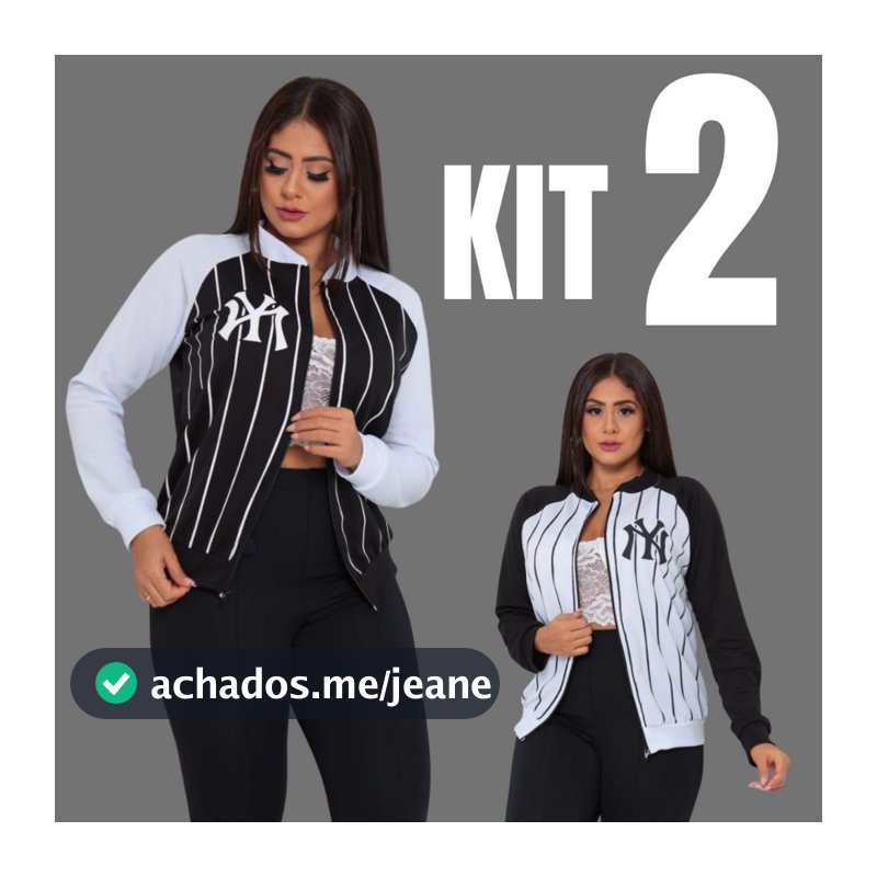 Jaqueta Esportiva Feminina N York com Zíper e Bolsos | Tecido Dry Fit Premium Blusa Feminina Frio Inverno Moda Fitnes s