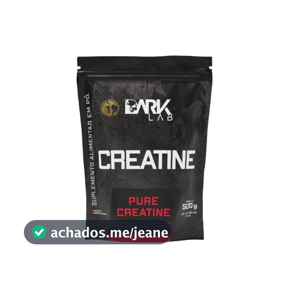 Creatina Monohidratada Pura Refil 500g Dark Lab - Creatina 100% Pura