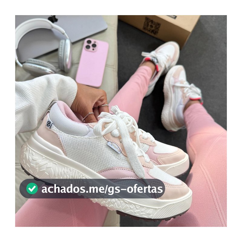Tênis Feminino Blogueira Casual Academia Confortável Leve Macio