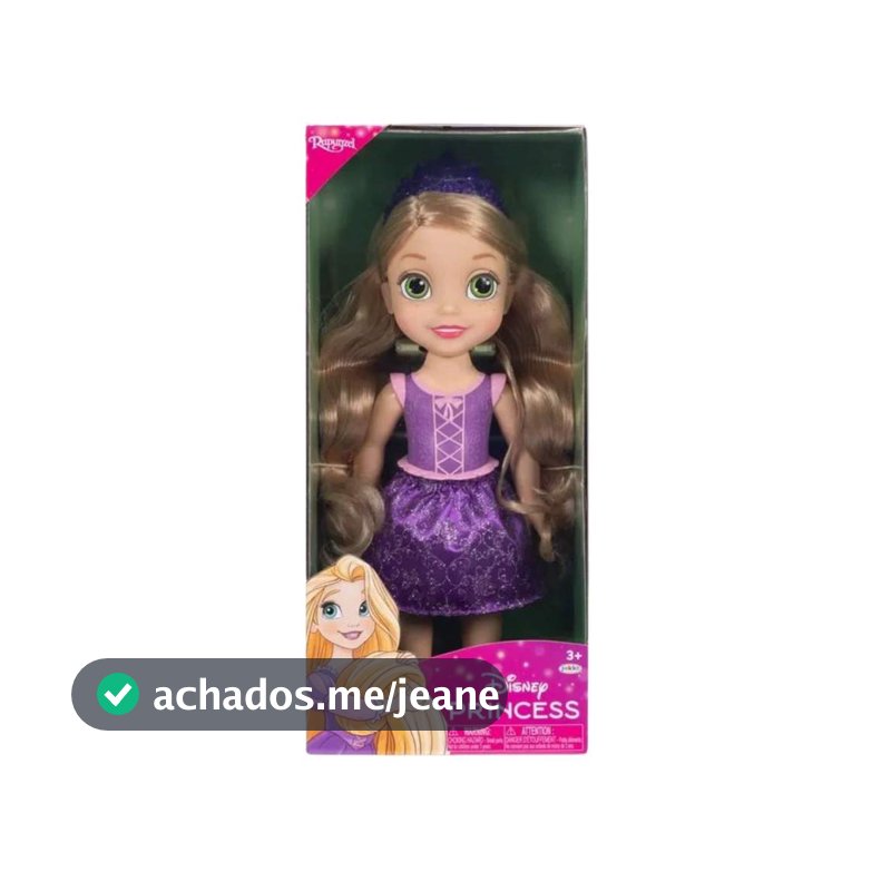 Boneca Disney Rapunzel Minha Primeira Princesa 33cm Multikids - BR2546