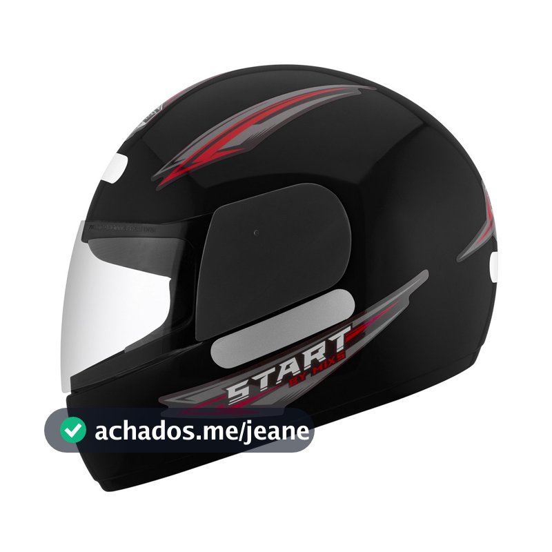 Capacete Fechado Mixs Start Integral New Liberty Masculino Feminino Todos Tamanhos 56 58 60 Pro Tork