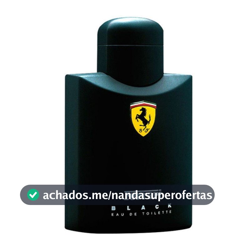 Perfume Ferrari Black Scuderia Eau de Toilette Perfume Masculino 125ml