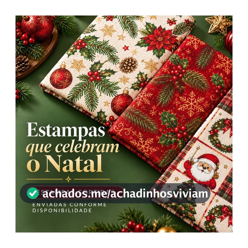 Toalha de Mesa Natal Kit 2 ou 3 Unidades 6 Lugares 2,00x1,50m Estampa Natalina