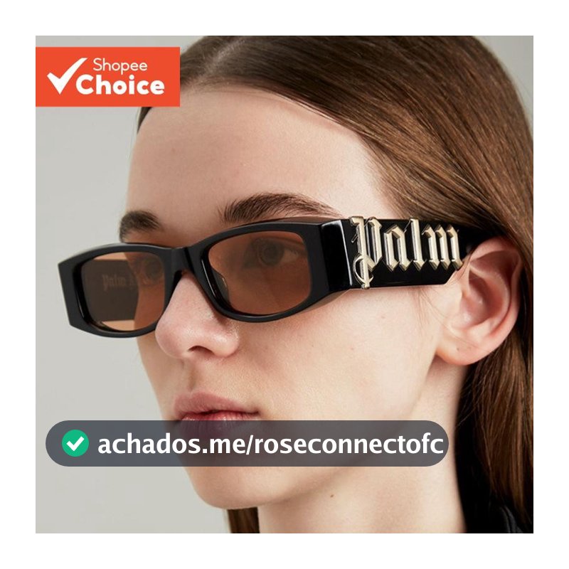 Óculos De Sol Da Moda Angels De Alta Qualidade Para Homens | Moldura Preta , Design De Palma De Carta Hip-Hop Eleva Seu