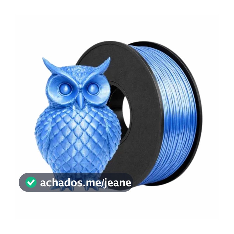 Filamento 3D - PLA Silk Azul Azure 1KG (1.75MM) MASTERPRINT
