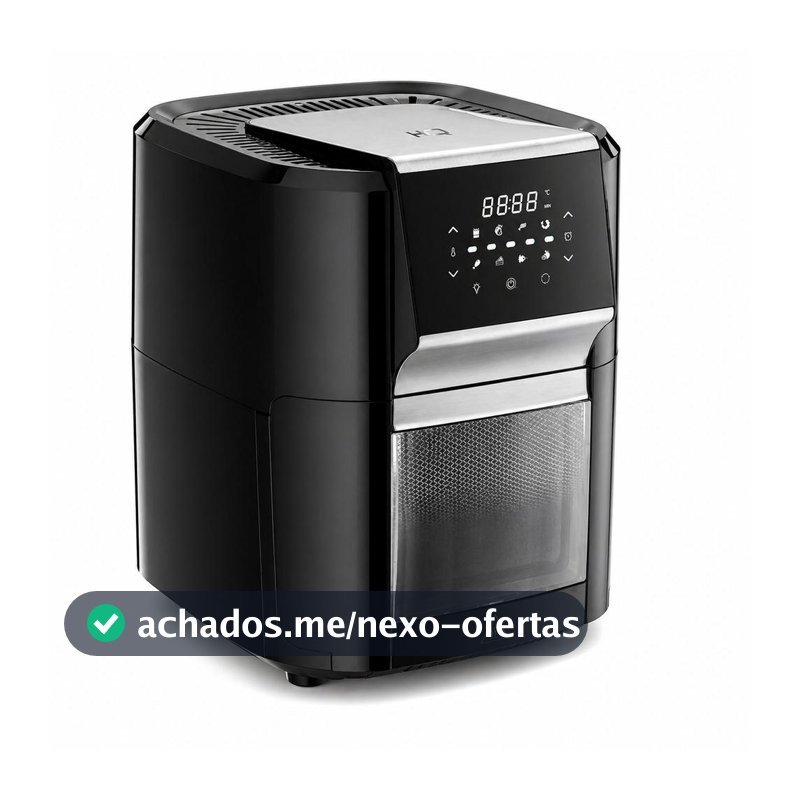 Fritadeira Elétrica Air Fryer Oven HQ 12 Litros 1700W Preto RA 015 - 127V